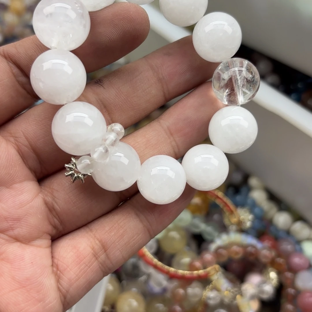 水晶银S925镶嵌手链