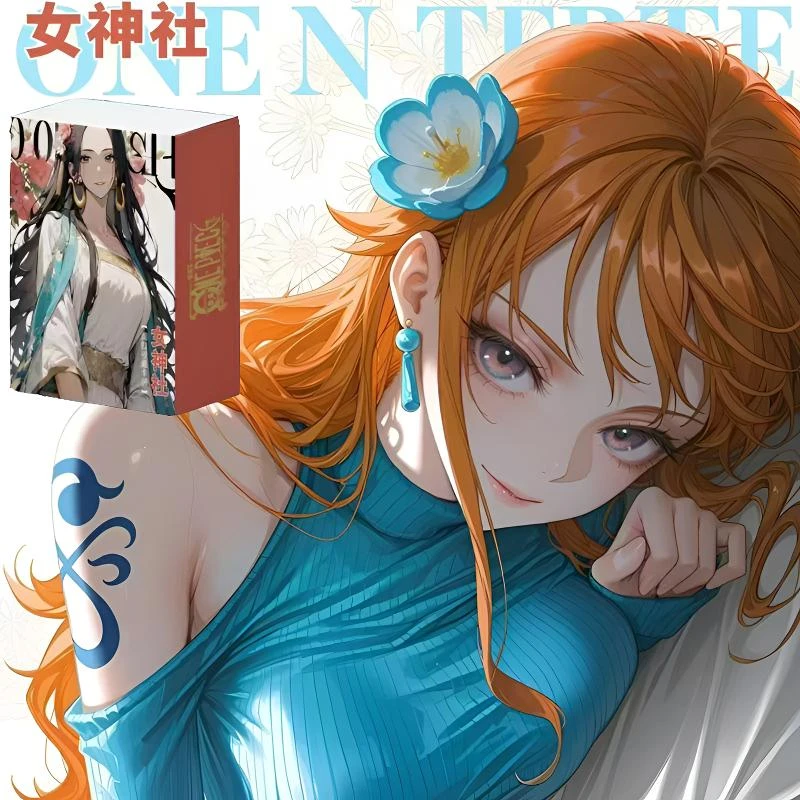 女神社第一弹新品海贼航海王滴胶卡卡片动漫卡牌二创收藏