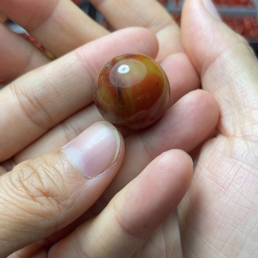 南红玛瑙未镶嵌单珠多样性发1  22