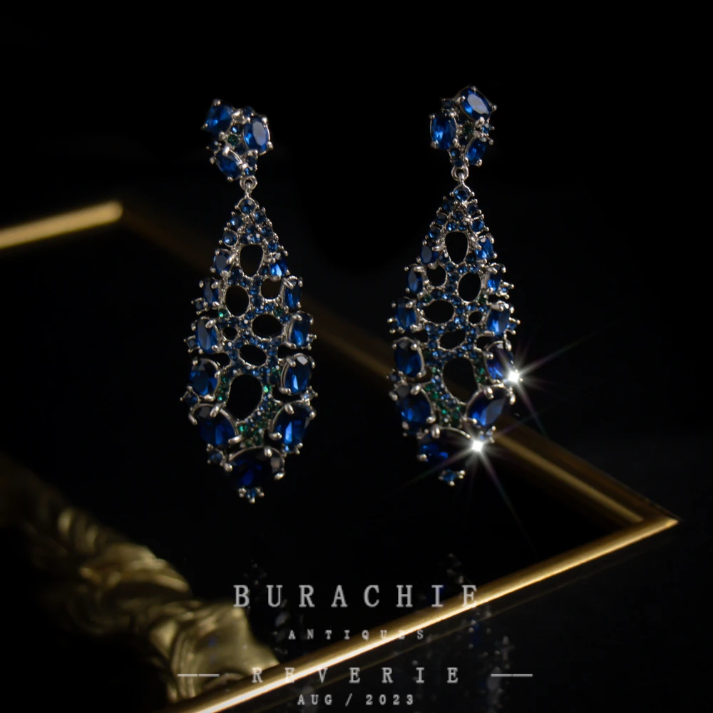 铜合金仿水晶耳饰 【6369】周年珍藏英｜经典原标克拉款CrownFrett