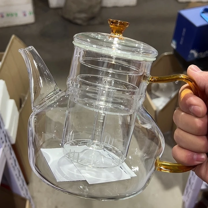 玉见 煮茶壶 黄色