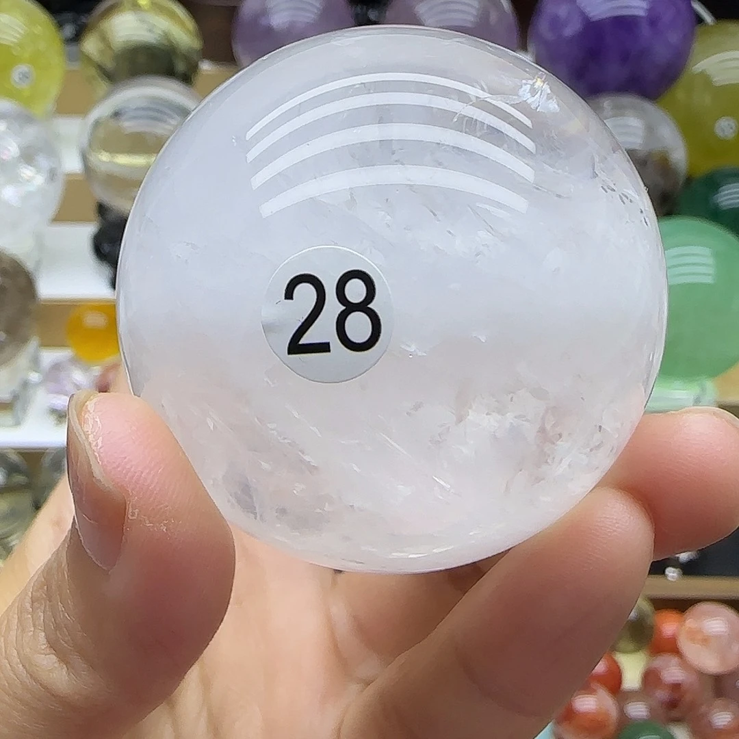 水晶未镶嵌珠宝半成品52mm