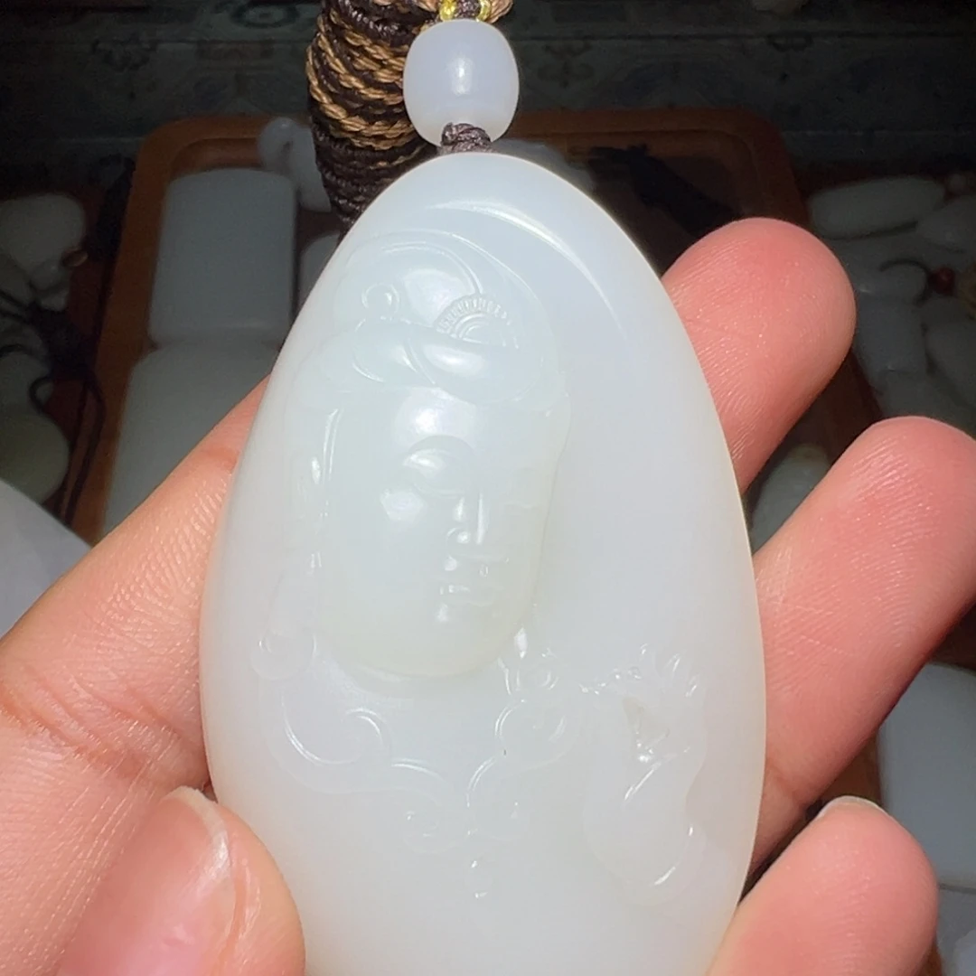 张***哥和田玉未镶嵌挂件