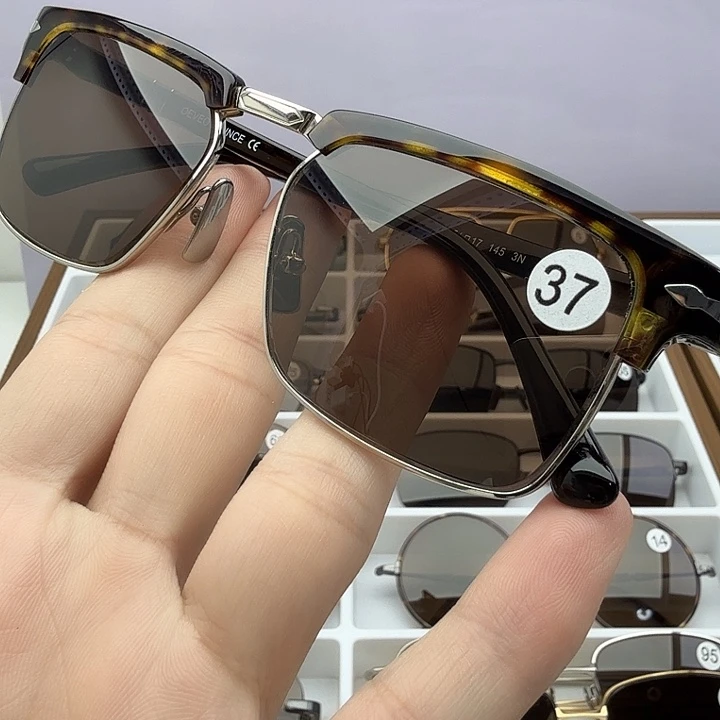 无框款天然水晶石头镜，保天然