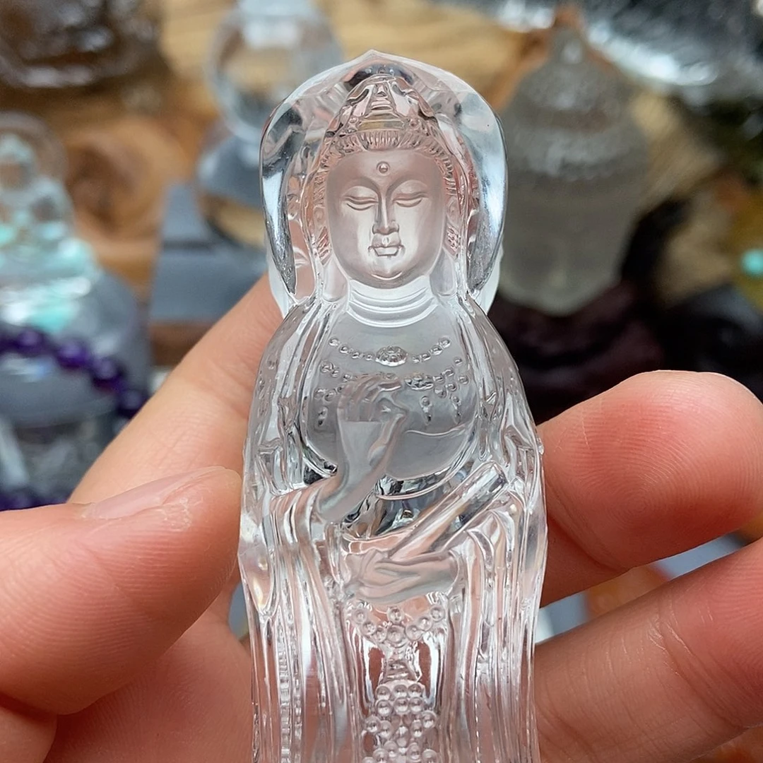 水晶未镶嵌颈饰摆件