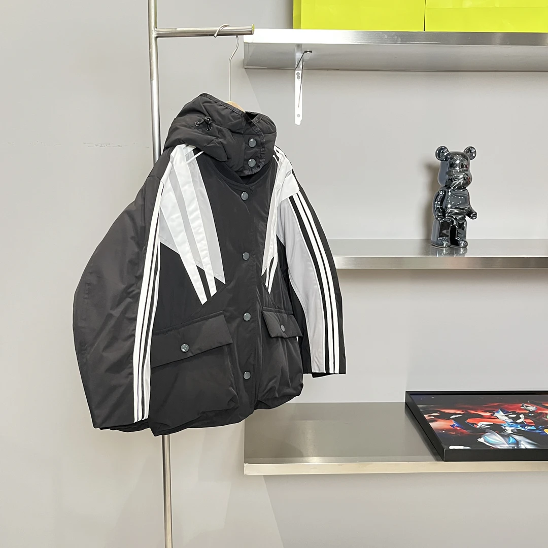 秋冬男童女童鹅绒服黑色 8004高奢亲子系