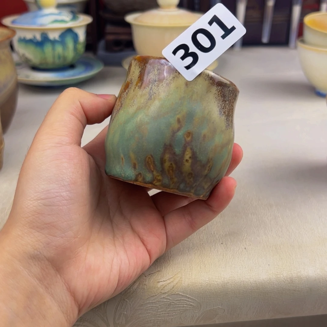 杯子纯手工柴烧主人杯