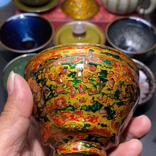 茶盏建盏主人杯茶壶盖碗品茗杯