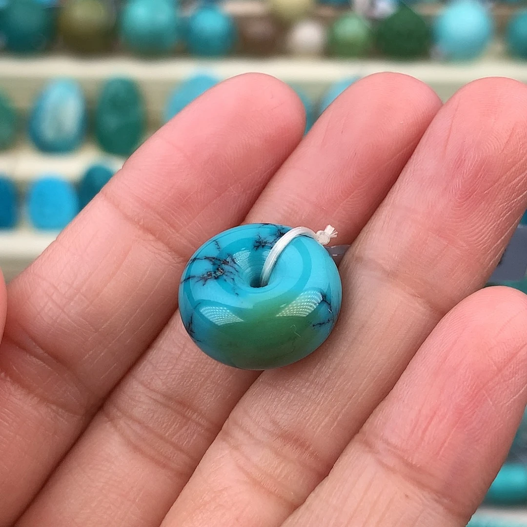 绿松石未镶嵌珠宝奇石15.6