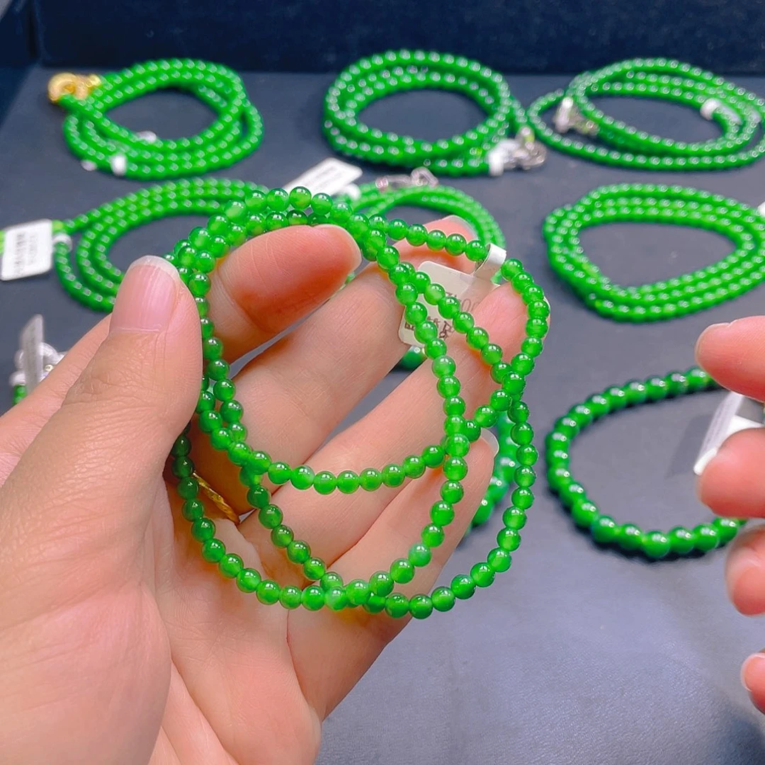 翡翠未镶嵌颈饰卡4