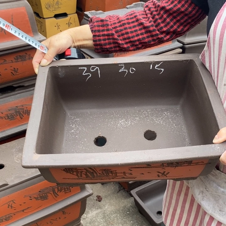 紫砂花盆来不成你也