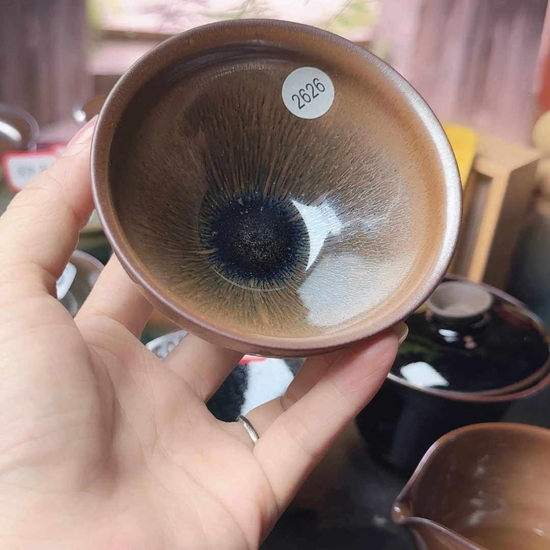 茶盏2626 秋罗柴烧手工主人杯