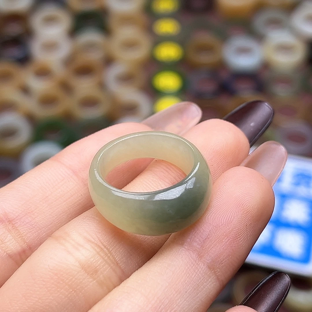 谁***谁和田玉未镶嵌戒指16.5