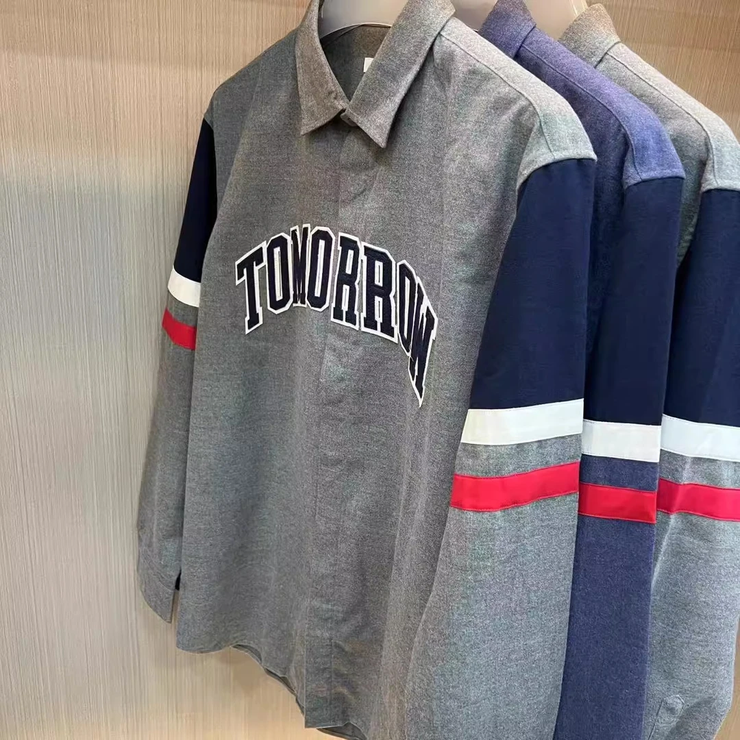 面料舒适 男宽松休闲衬衣