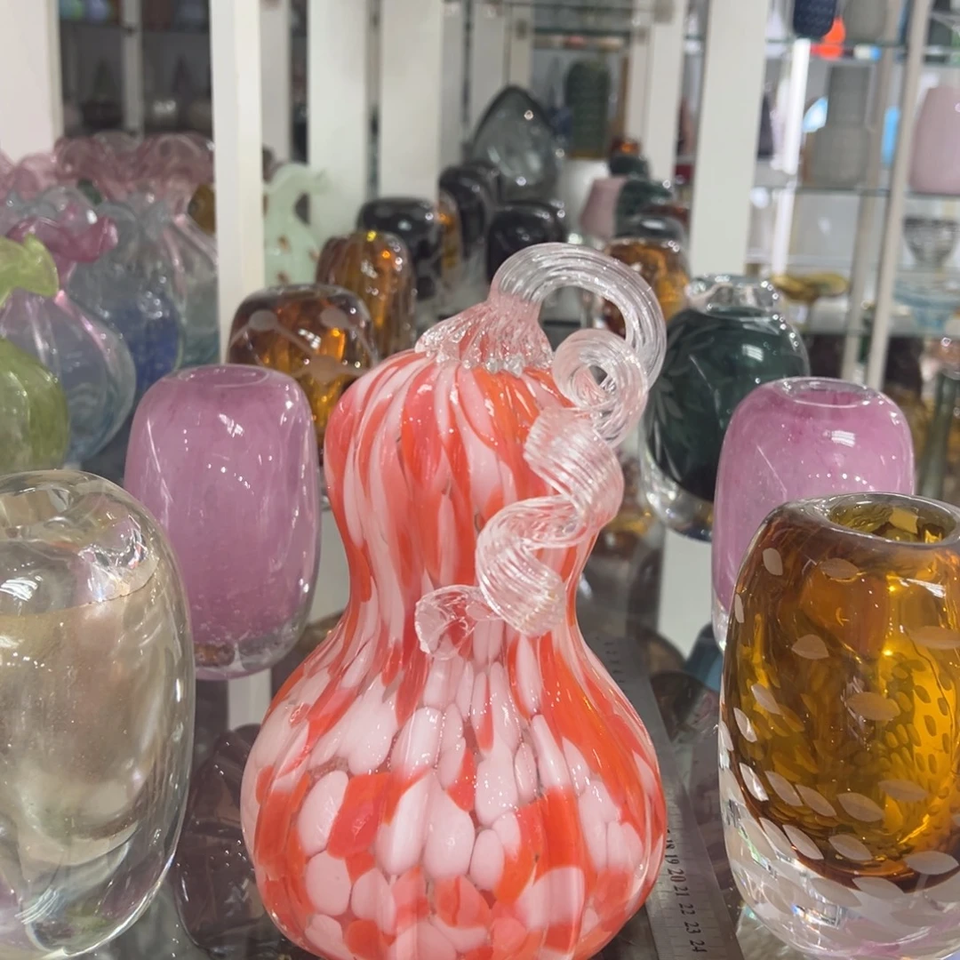 幻彩琉璃花瓶花器高度25