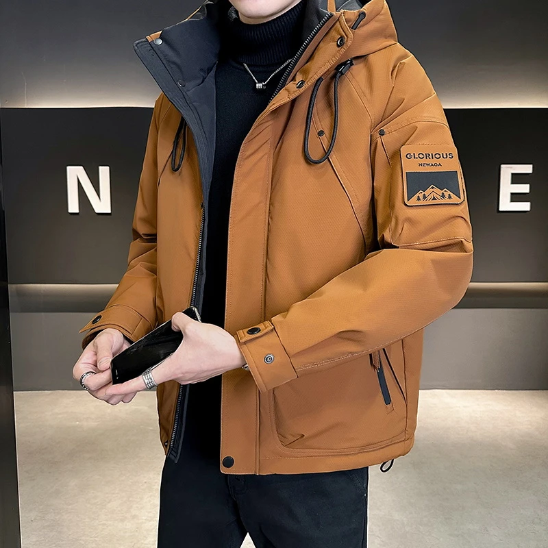 TUCANO/啄木鳥冬新款加绒棉服男士户外加厚休闲冲锋衣高级感男装