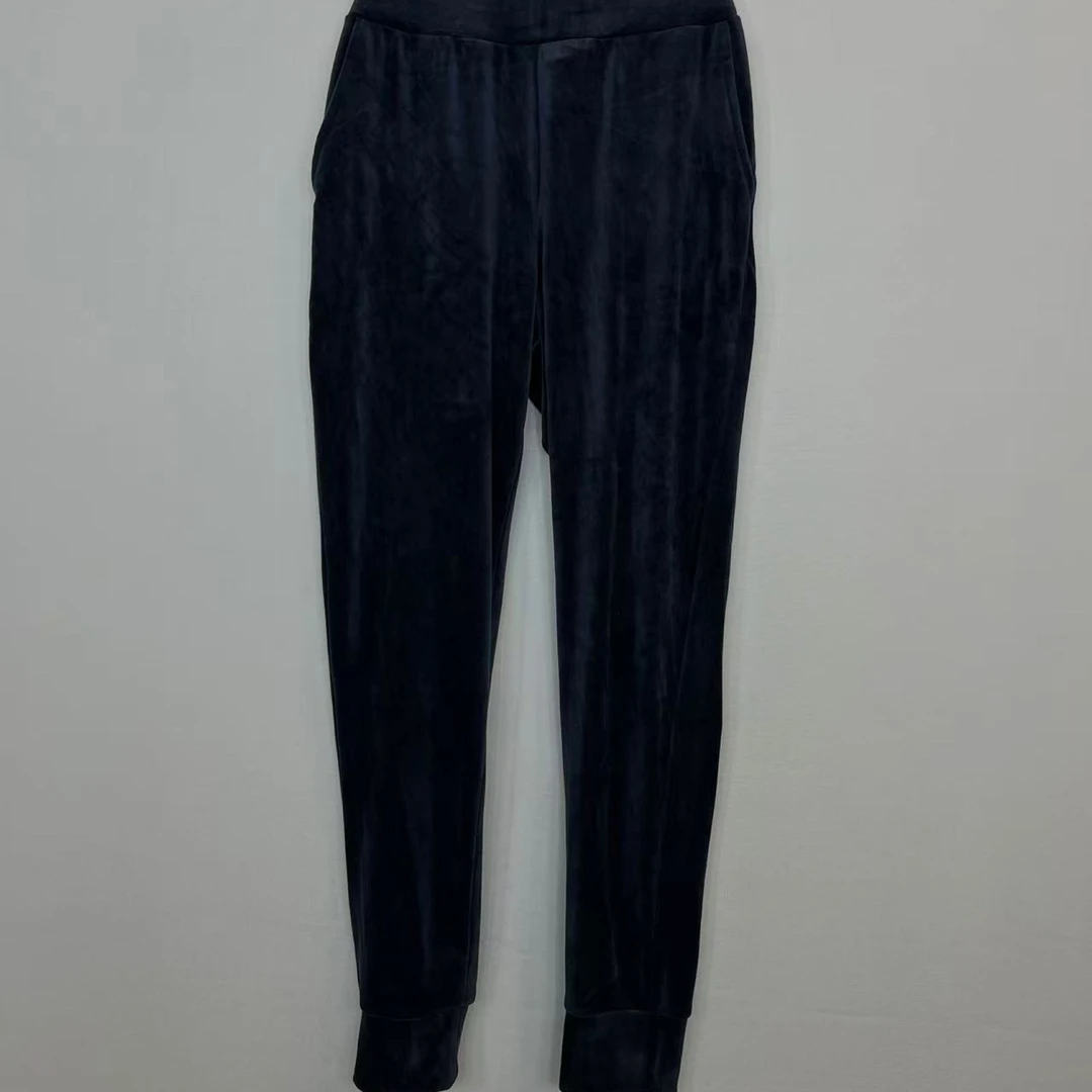 天鹅绒裤子休闲1506