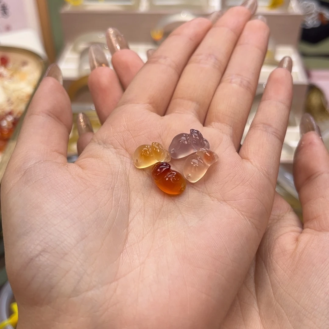 玛瑙/玉髓颈饰未镶嵌❥****