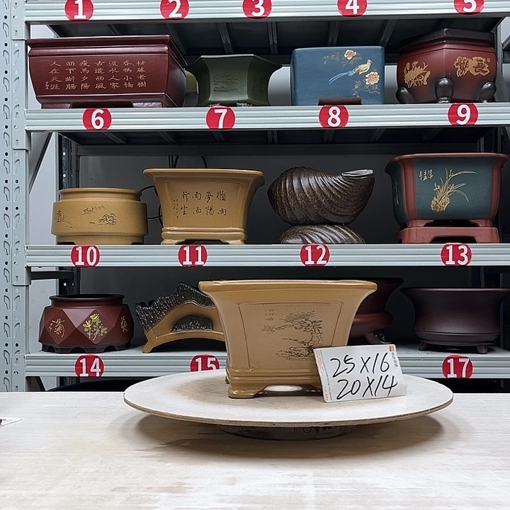 紫砂花盆紫砂花盆