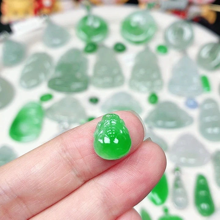 翡翠裸石缅甸天然A货翡翠