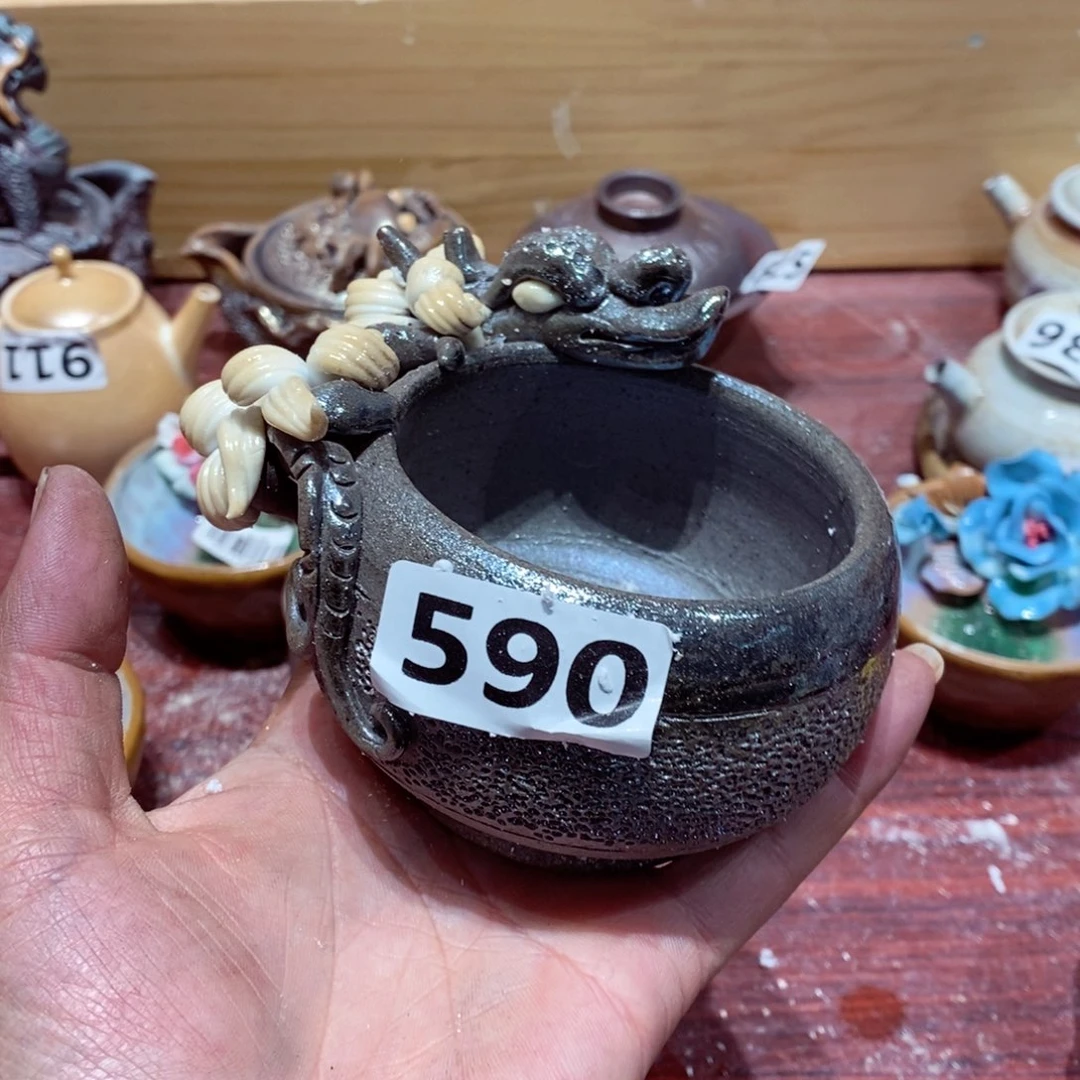 柴烧茶具陶瓷杯子