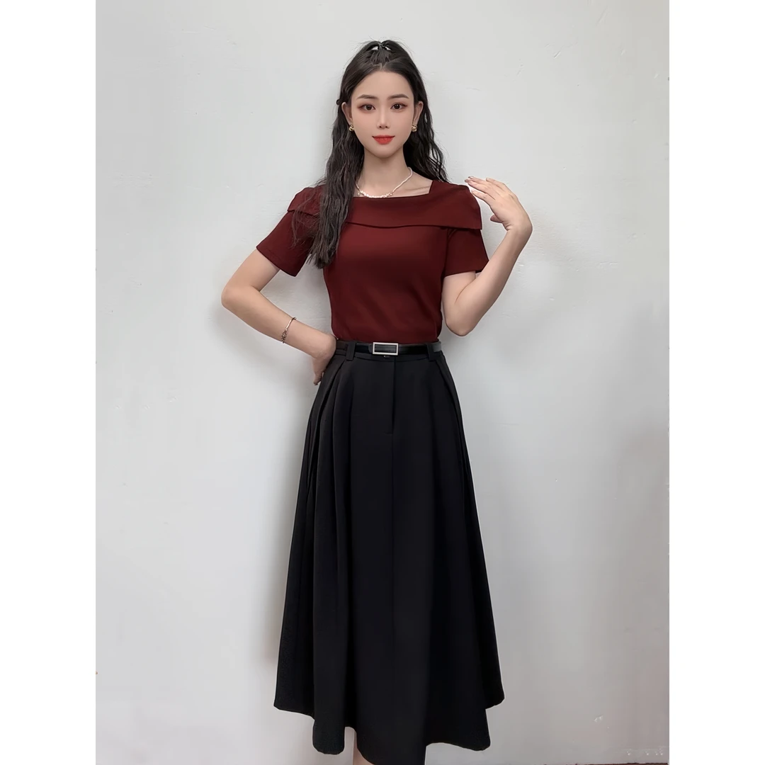 ASY/莫奈花园风2025新款两件套裙【小个子】法式高级感半身裙套装