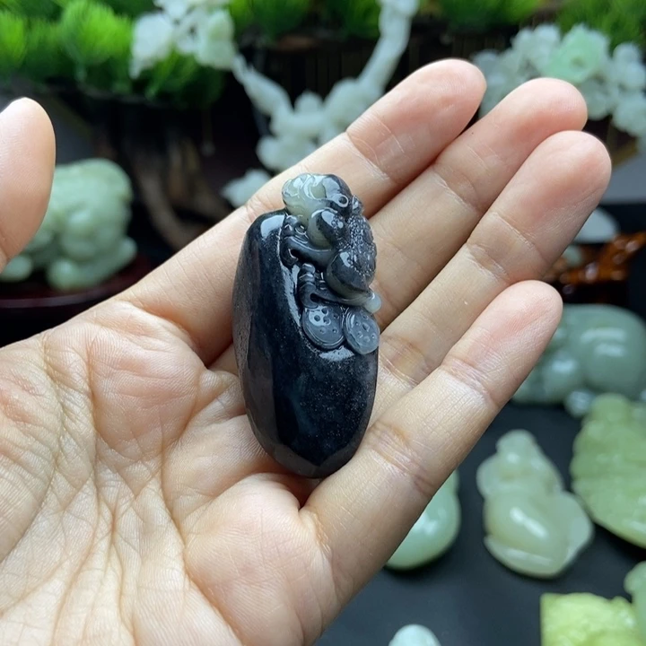 未镶嵌和田玉挂件淡***福