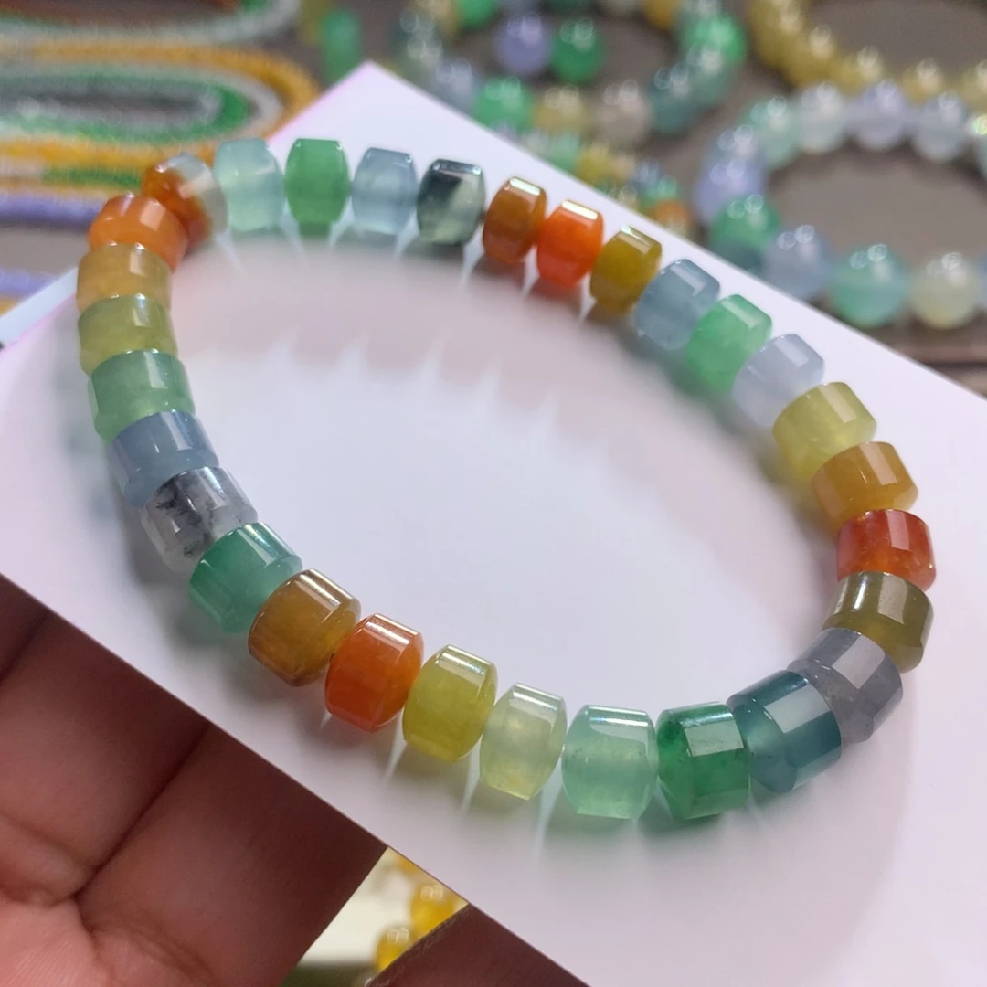 未镶嵌手链翡翠卡7.5