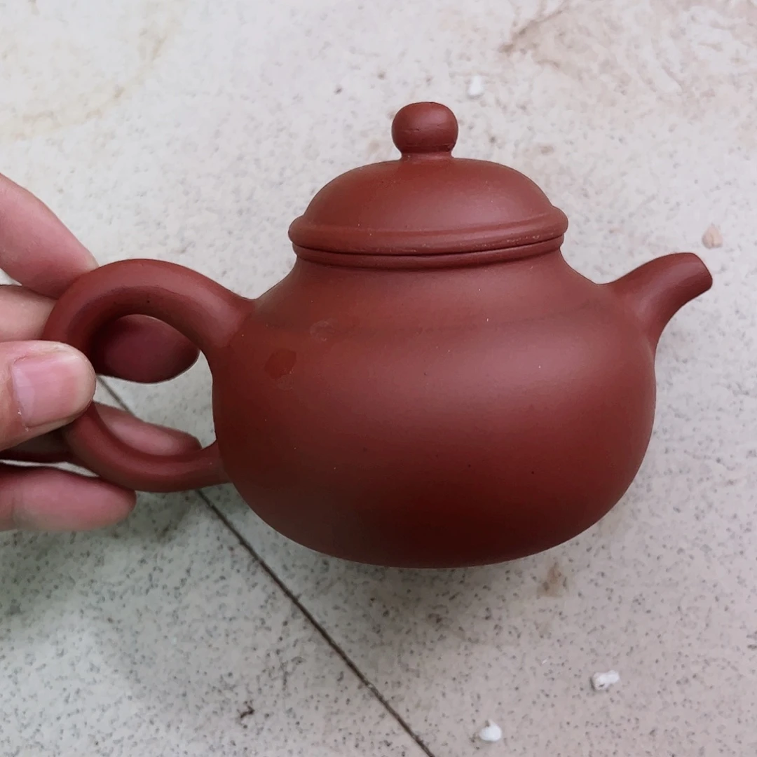 茶壶紫砂200 毫升容量宜兴原矿紫砂壶