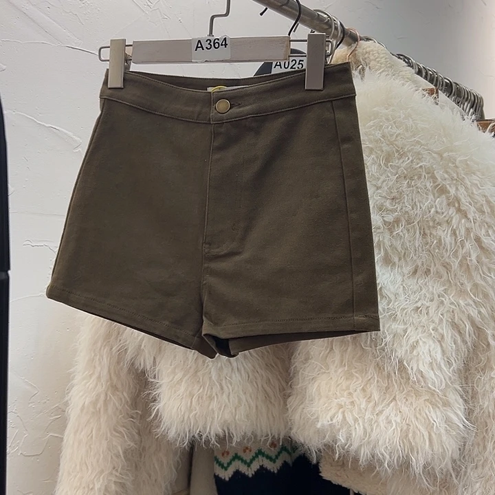 棉今天新款 博主风辣妹短裤S