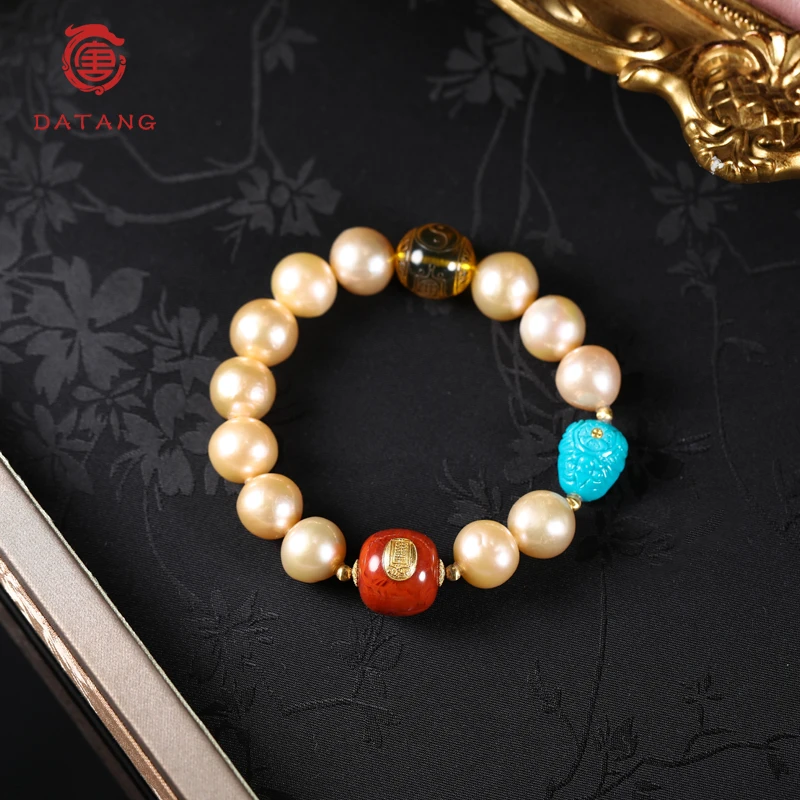 金福令珍珠18K手链S33307S-12