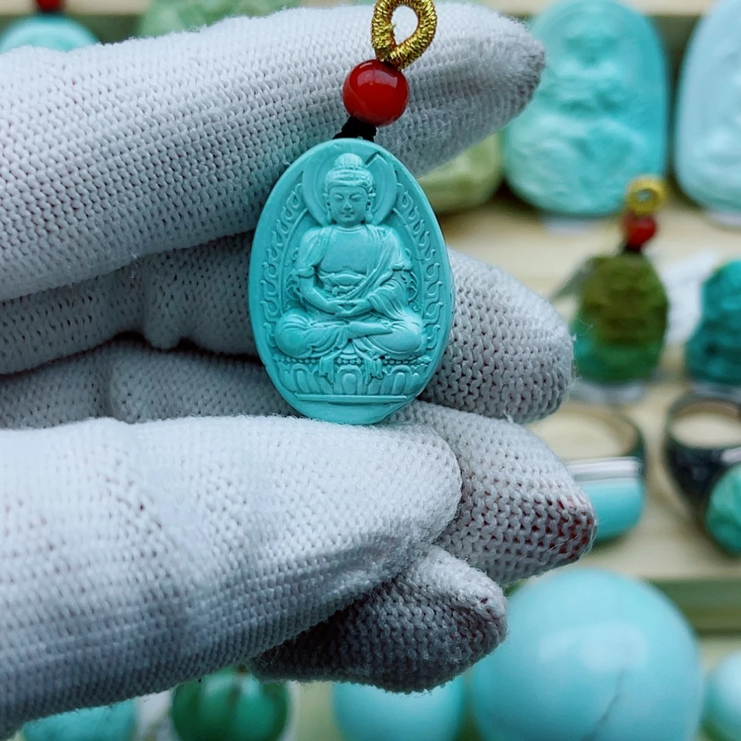 绿松石未镶嵌珠宝奇石