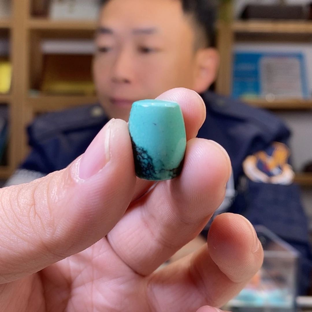 绿松石未镶嵌桶珠