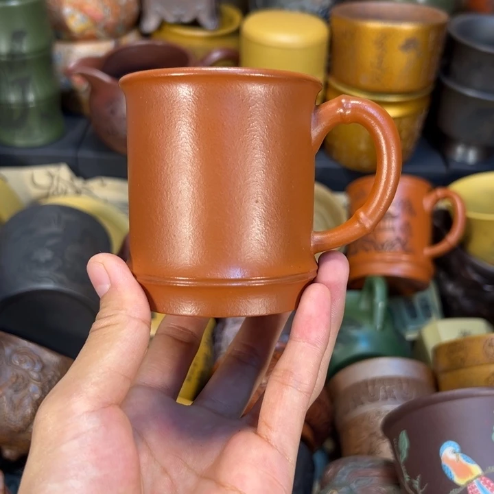 茶杯紫砂宜兴紫砂杯子
