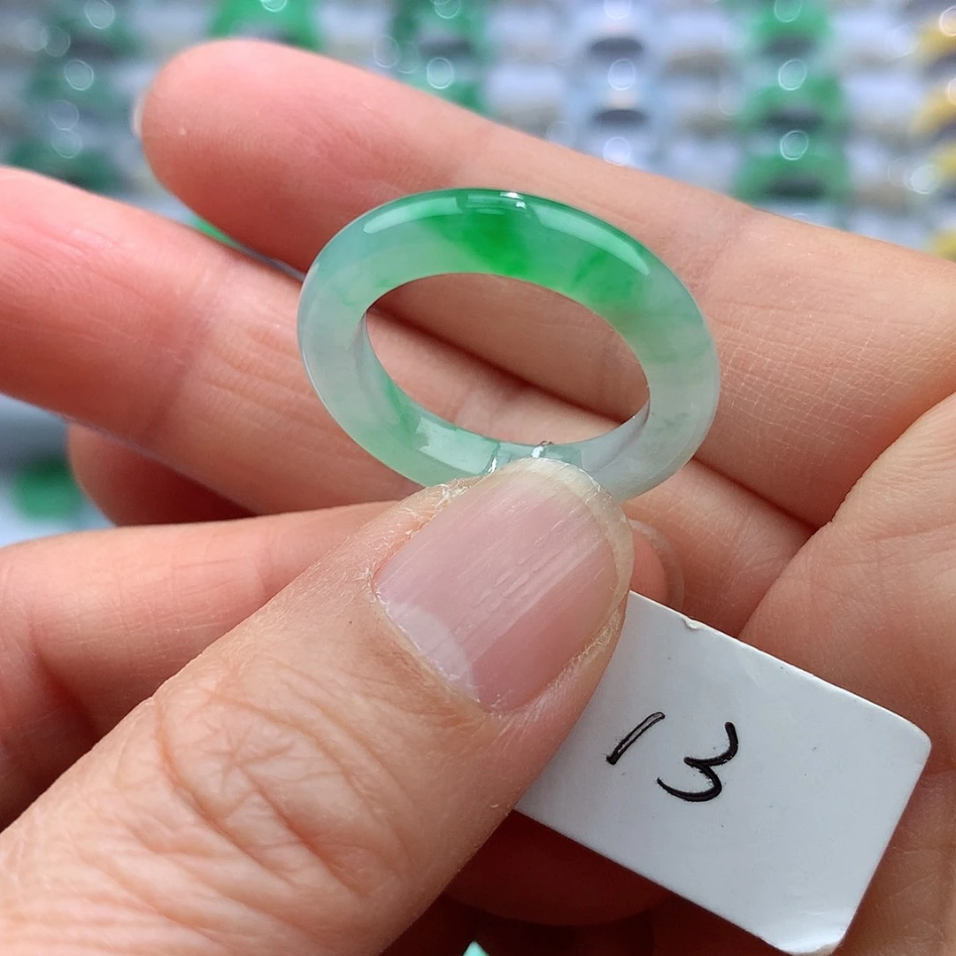 翡翠戒指未镶嵌13号