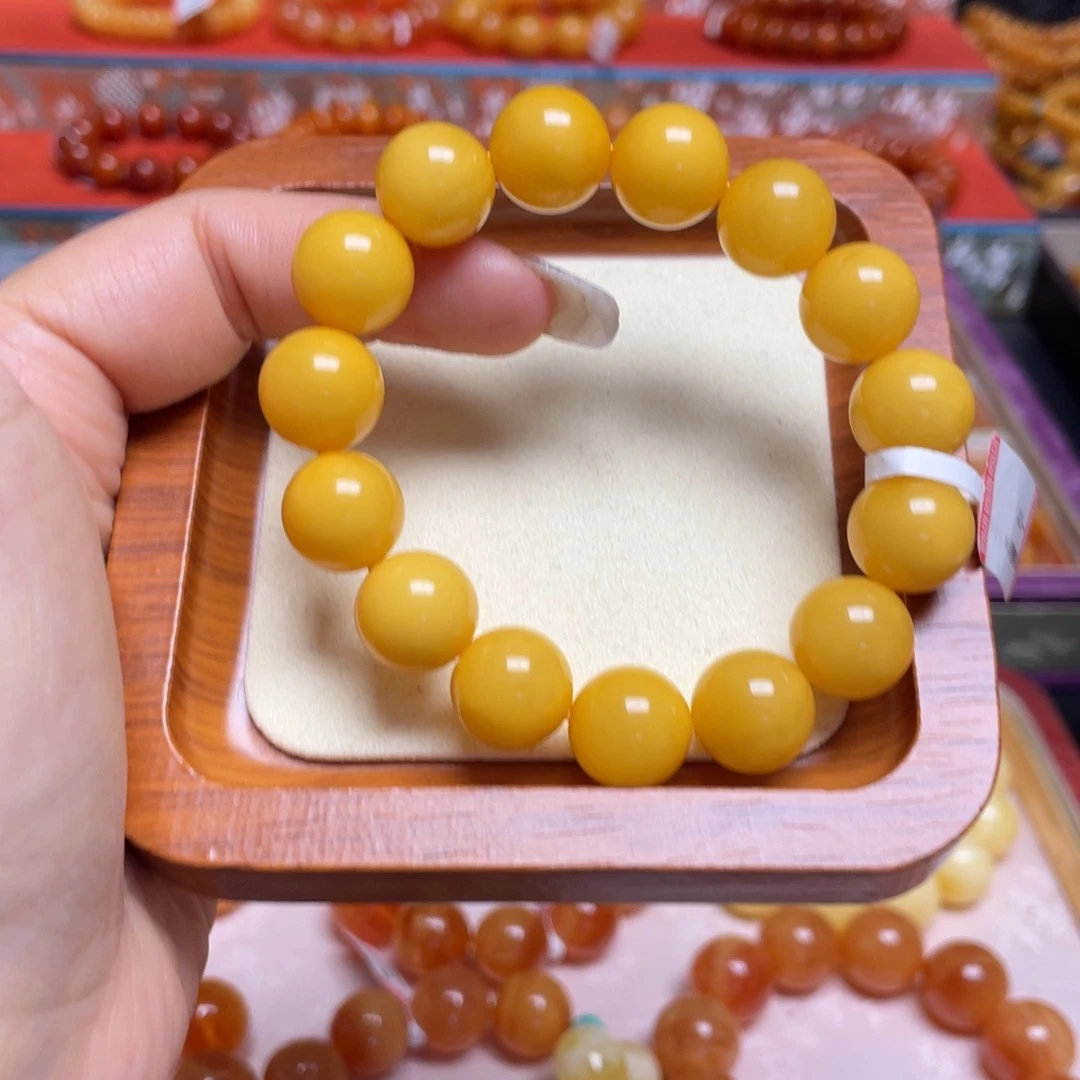 蜜蜡未镶嵌手链手串