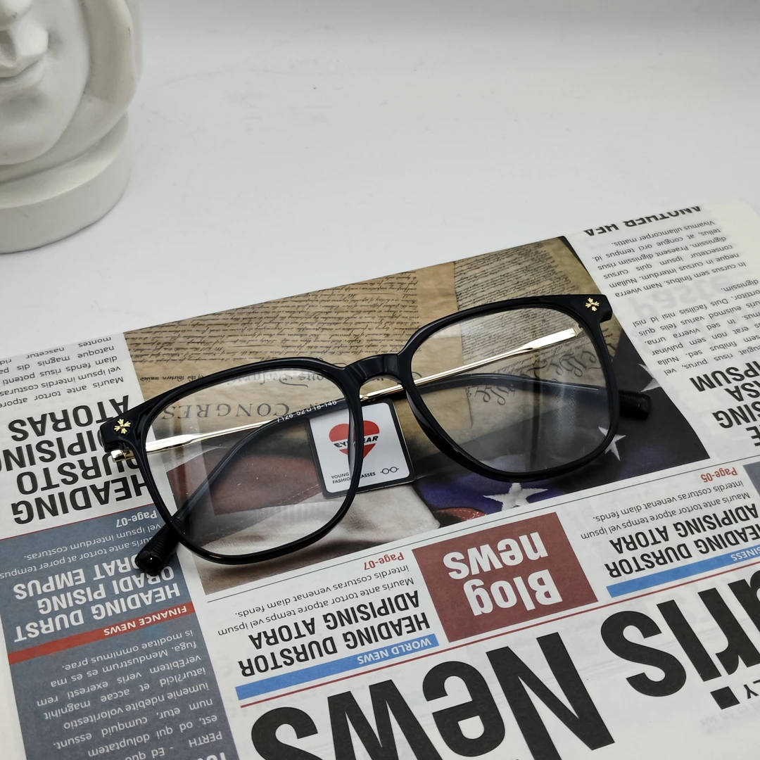 【5048】平光镜男女同款不挑脸型复古防蓝光镜可配度数