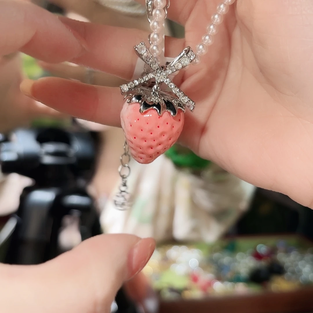 琉璃纯铜合金项链