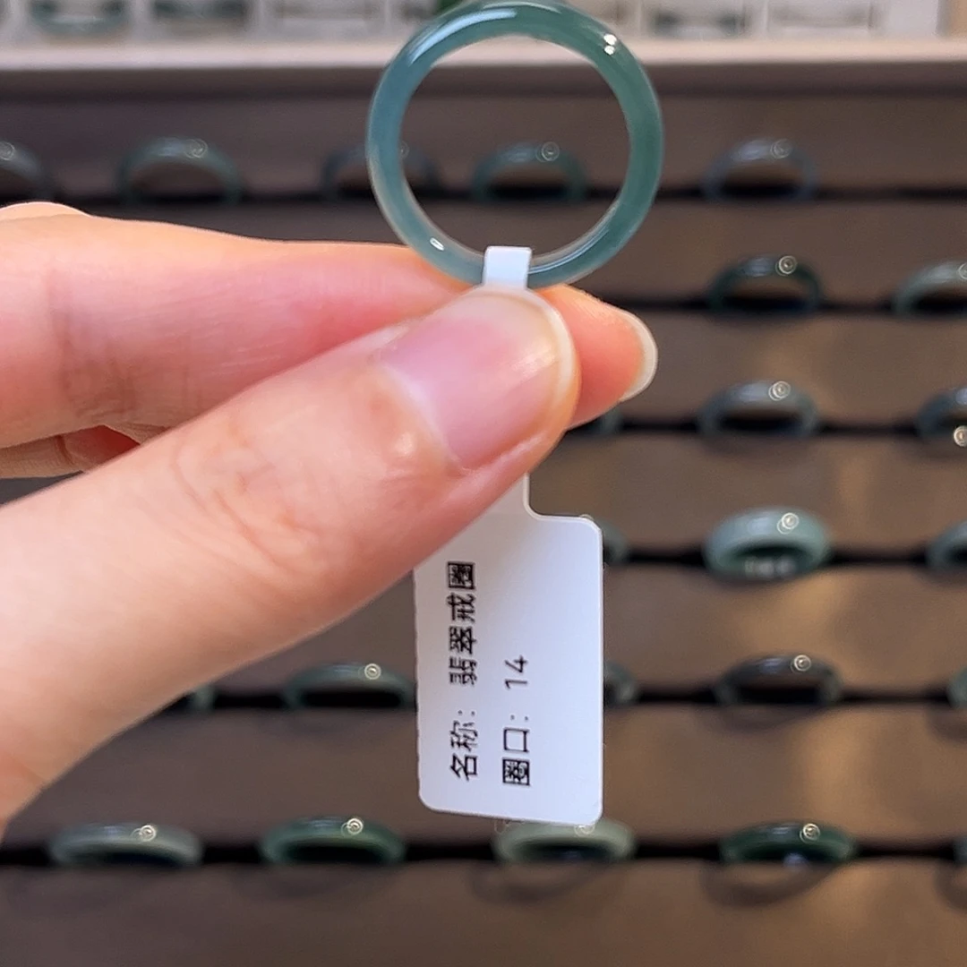 翡翠戒指未镶嵌天然翡翠A货戒指