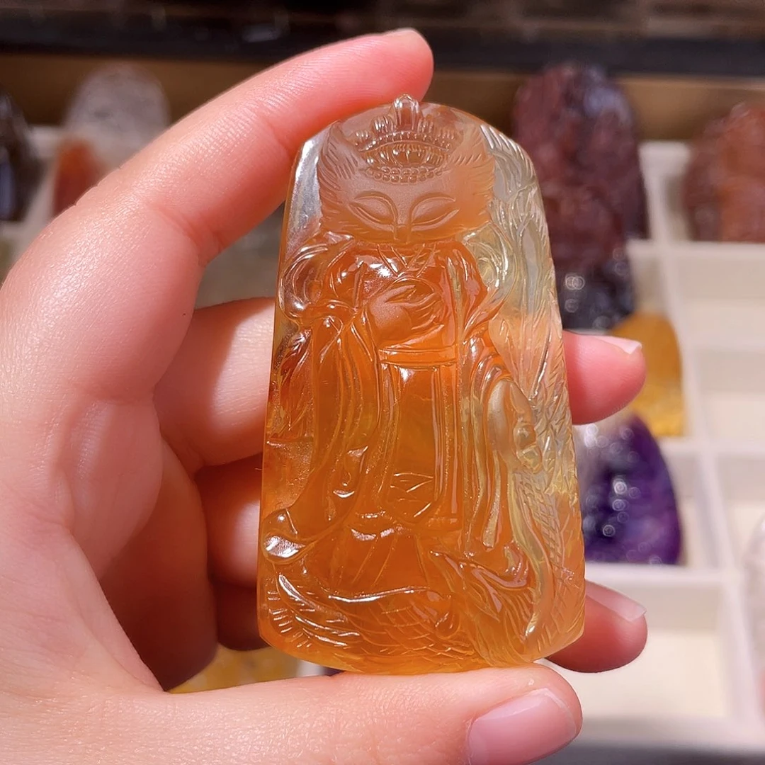 颈饰未镶嵌水晶黄水红胶花