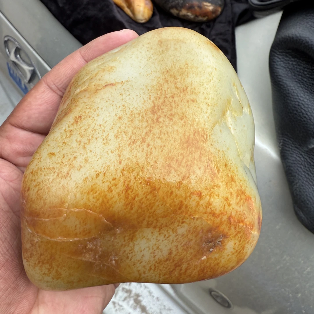 新疆翠色戈壁石奇石13