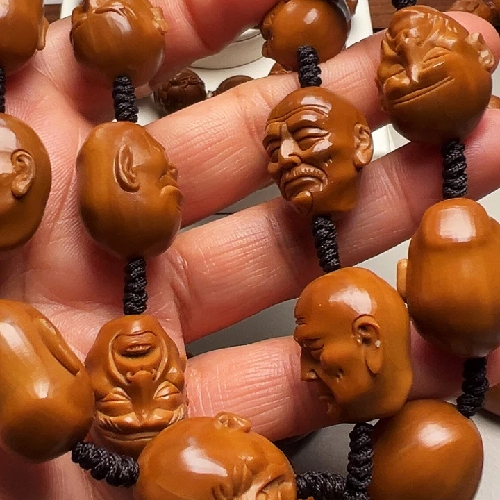 欢***欢橄榄核手串/手链十八罗汉