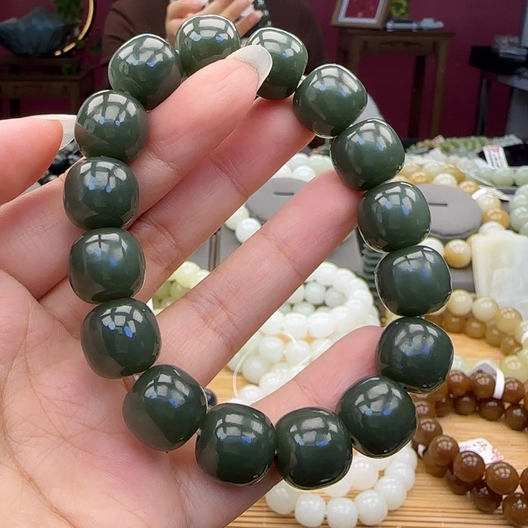 和田玉手链未镶嵌