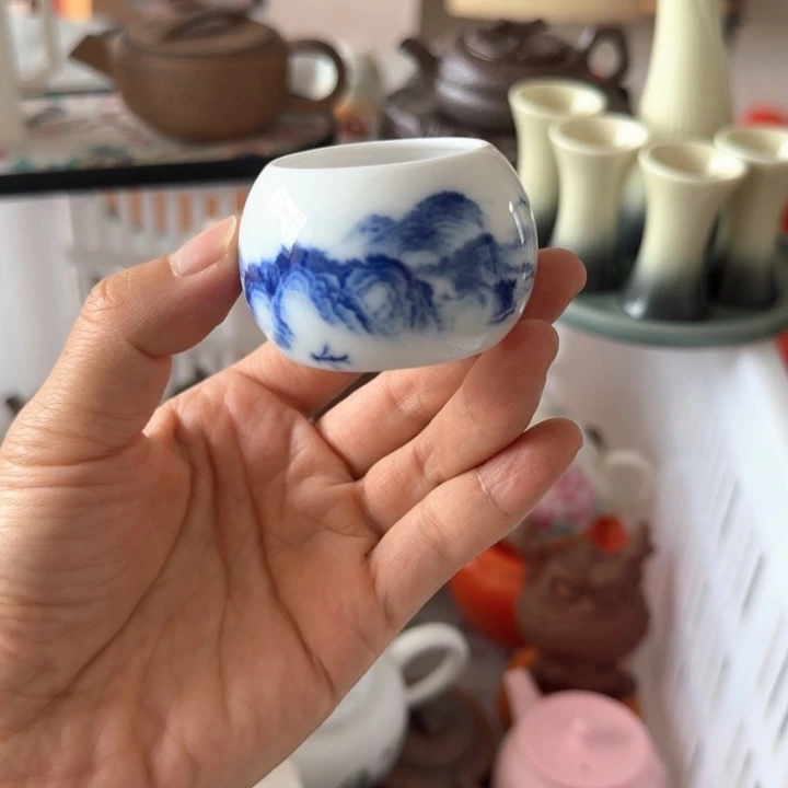 微瑕陶瓷茶具茶杯茶壶