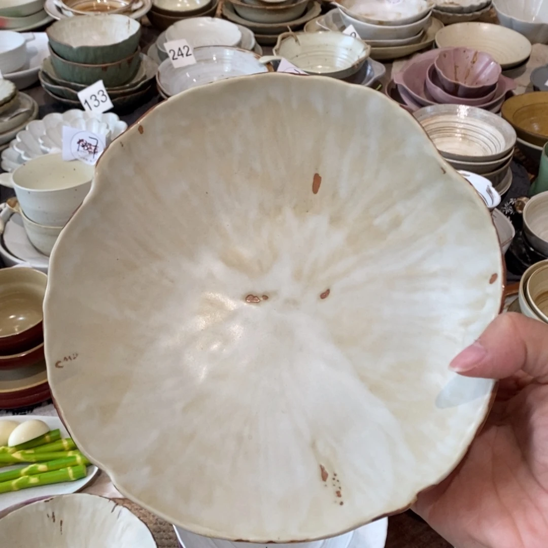 今囍陶器粗陶餐具1件