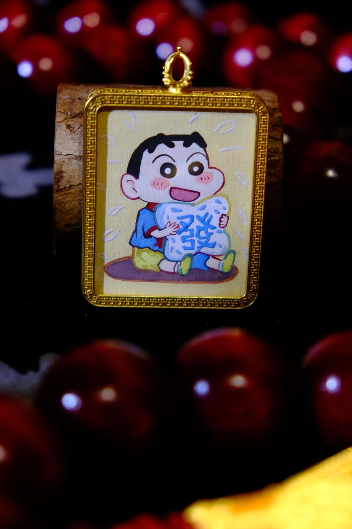 【动漫原创】纯手绘矿料上色