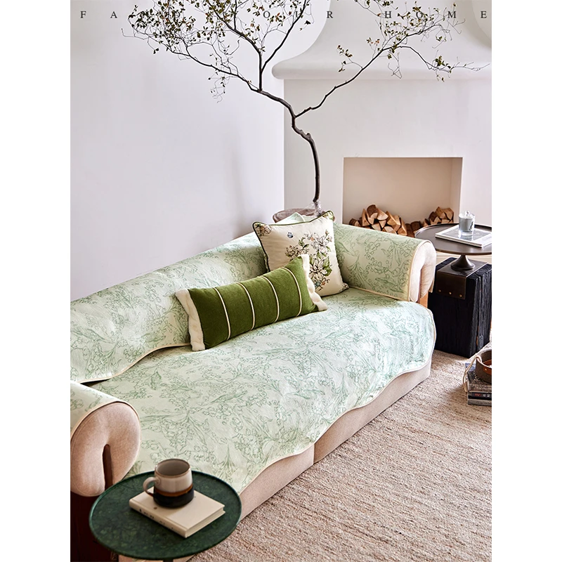 蜡笔派铃兰异形多用巾冰丝凉感复古田园氛围感多用巾定制