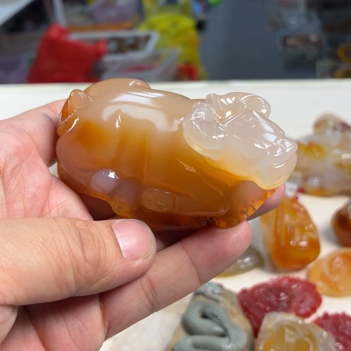 玛瑙/玉髓未镶嵌吊坠(不含链)