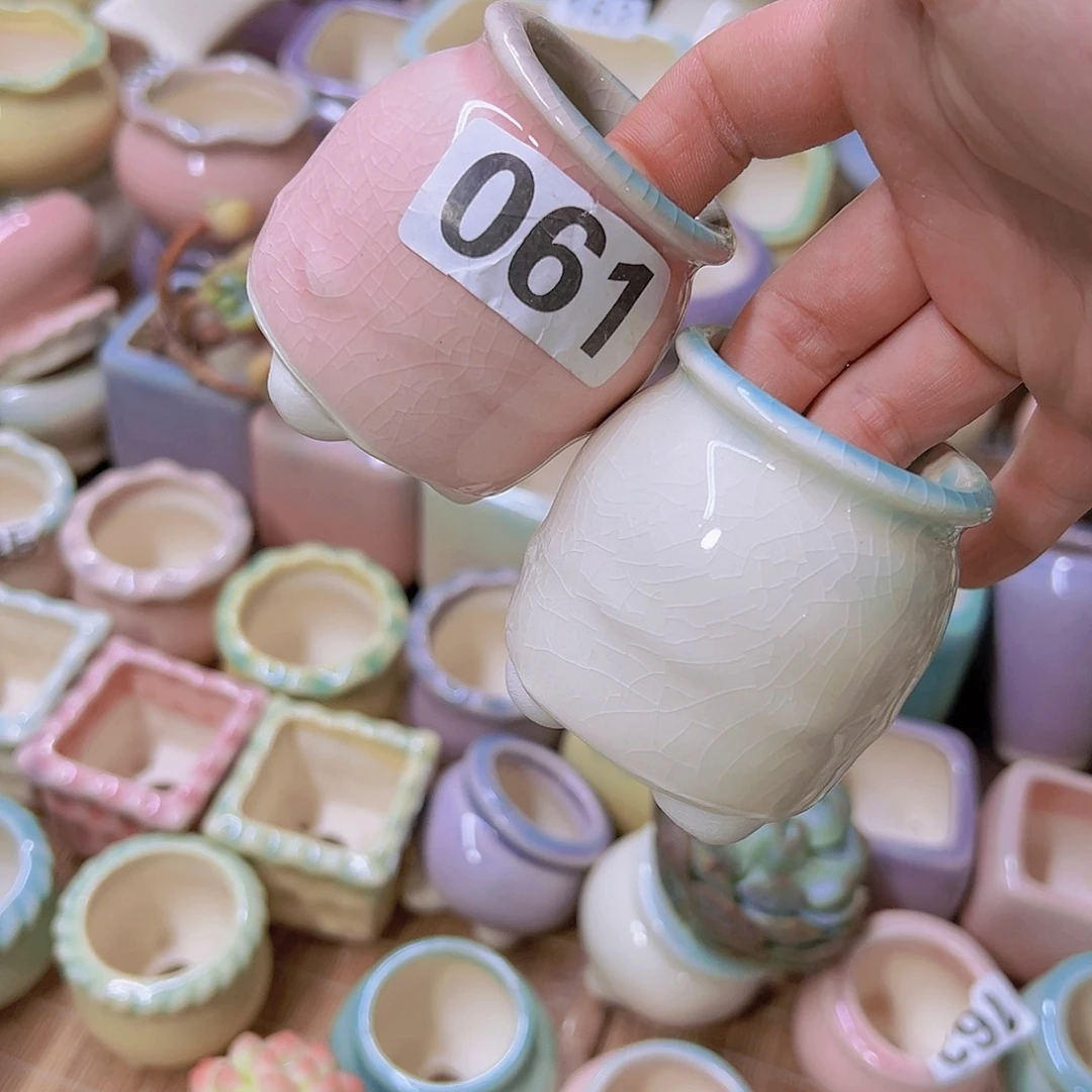 红陶陶瓷花盆当场满12包邮