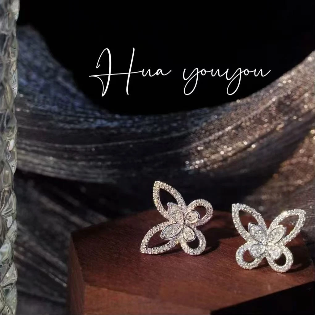 YouYou【幻影蝴蝶】精工版格拉复幻影蝴蝶耳钉